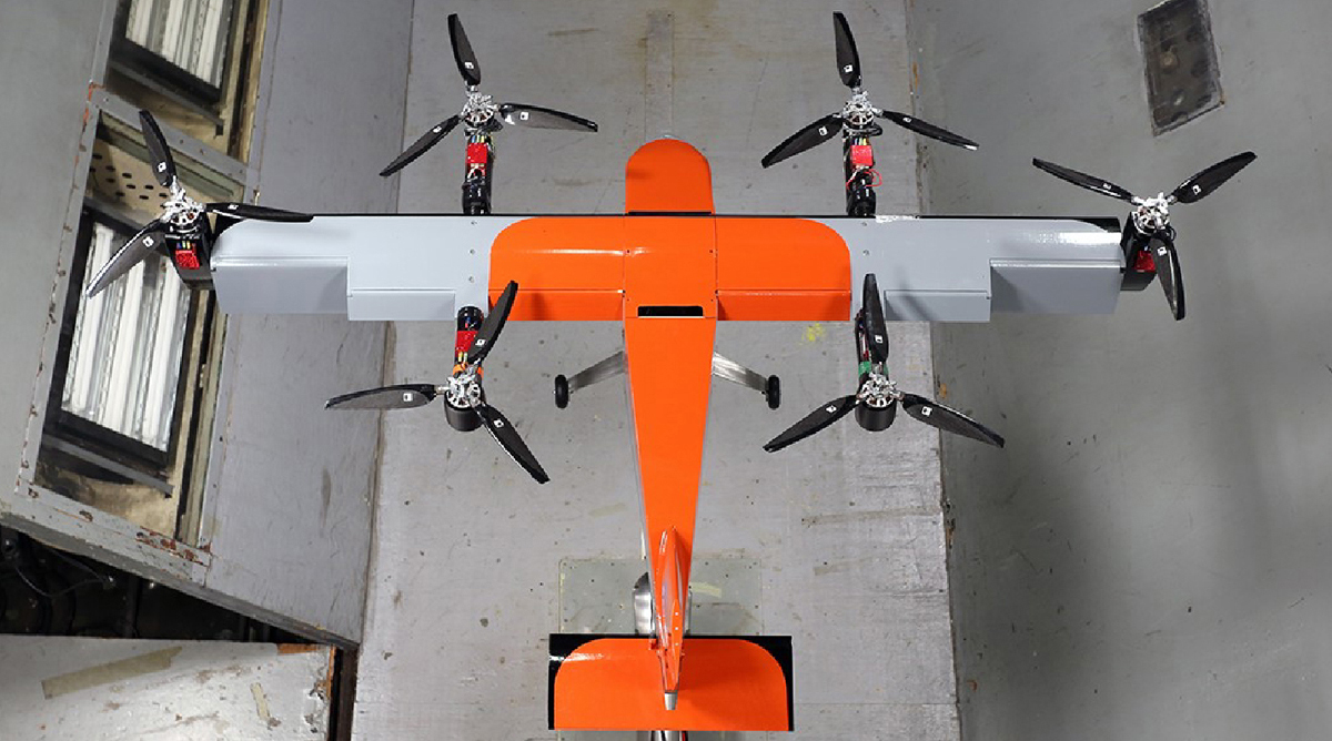 RAVEN-SWFT 28.625% subscale prototype version of the future RAVEN research aircraft, during wind tunnel testing, top view (Image credit: NASA) RAVEN-SWFT 28.625% subscale prototype version of the future RAVEN research aircraft, during wind tunnel testing, top view (Image credit: NASA)